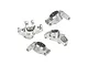 GPM Silver Aluminium Steering & Rear Hubs 4Pcs w/ Larger Bearings MGG2122-S