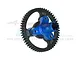 GPM Medium Carbon Steel 55T 32dp/0.8Mod Spur Gear w/ Blue Aluminium Slipper Eliminator MAVE055TS-B