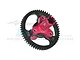 GPM Medium Carbon Steel 55T 32dp/0.8Mod Spur Gear w/ Red Aluminium Slipper Eliminator MAVE055TS-R