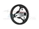 GPM Medium Carbon Steel 55T 32dp/0.8Mod Spur Gear w/ Silver Aluminium Slipper Eliminator MAVE055TS-S