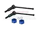 GPM Carbon Steel Rear CVD Driveshafts 2Pcs w/ Blue Aluminium Wheel Hexes MGG059RS-B