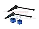 GPM Carbon Steel Front CVD Driveshafts 2Pcs w/ Blue Aluminium Wheel Hexes MGG048FS-B