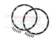 GPM Black Aluminium Rear Wheel Reinforcement Rings 2Pcs MX0505R-BK
