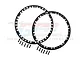 GPM Black Aluminium Front Wheel Reinforcement Rings 2Pcs MX0505F-BK