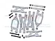 GPM Silver Aluminium Front & Rear Complete Suspension Arm Set w/ Linkages MGO4567-S