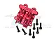GPM Red Aluminium Rear Diff Cover MGG013-R