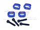 GPM Blue Aluminium Motor Mount Braces 4Pcs TXM007N-B
