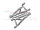 GPM Silver Aluminium Front Upper Suspension Arms 2Pcs w/ Pins ER054-S