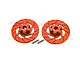 GPM Orange Aluminium +3mm Brake Disc Wheel Hex 2Pcs UDR010D+3MM-OR