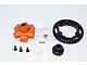 GPM HD Steel 17T/53T 1Mod Pinion & Spur Gear Set w/ Orange Aluminium Gear Adapter TXM355317T-OR