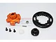 GPM HD Steel 18T/53T 1Mod Pinion & Spur Gear Set w/ Orange Aluminium Gear Adapter TXM355318T-OR