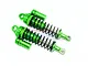 GPM Aluminium 132mm Piggyback Shock Absorbers 2Pcs - Green SB132F/L-G-BK