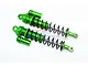 GPM Aluminium 170mm Piggyback Shock Absorbers 2Pcs - Green SB170R/L-G-BK