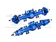 GPM Aluminium Complete Quick Release Front & Rear Axle Set 2Pcs - Blue LMTM1213KIT-B