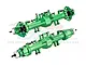 GPM Aluminium Complete Quick Release Front & Rear Axle Set 2Pcs - Green LMTM1213KIT-G