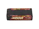Gens Ace Redline 2.0 4200mAh 7.6V LiPo-HV short hard case battery with gold-plated terminals on a white background.