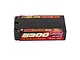 Gens Ace Redline 2.0 5300mAh 7.6V HV LiPo battery in a black hard case with red and yellow branding.