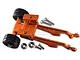 GPM Orange Aluminium Wheelie Bar w/ Wing Mount MAO040R-OR