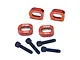 GPM Orange Aluminium Motor Mount Spaces w/ Screws TXM007N-OR