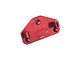 A red anodized aluminium servo mount for RC cars, featuring the GPM logo and 7075 engraving on a white background.