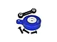 GPM Aluminium 25T Servo Horn w/ Servo Saver & Linkage - Blue MAM4025TSH-B
