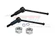 GPM Carbon Steel Front CVD Driveshafts 2Pcs w/ Silver Aluminium Wheel Hexes MGG048FS-S
