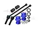 GPM 110mm Medium Carbon Steel Front/Rear CVD Shaft 2Pcs w/ Blue Aluminium Wheel Lock & Hex Claw Set TXMW110F/RSN-B