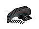 GPM Aluminium Main Gear Cover - Black TXMS038GCN-BK