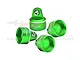 GPM Aluminium Shock Absorber Caps 4Pcs - Green TSDP/CAP-G