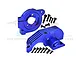 GPM Aluminium Main Gear Cover & Motor Mount Set - Blue TS1838-B