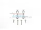 GPM Aluminium 24T Servo Horns 2Pcs - Silver ER2024T-S