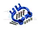 GPM Aluminium Front Hub Carriers (C-Hubs) 2Pcs - Blue MAG019-B