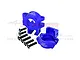 GPM Aluminium Rear Hub Carriers 2Pcs - Blue UDR022N-B