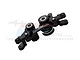 GPM Aluminium Steering Assembly Set w/ Bearings - Black XO048N-BK
