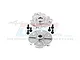 GPM Aluminium Cush Drive Housing - Silver ER2035N-S