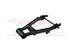 A black GPM Racing aluminium rear swing arm for RC cars, shown against a white background with a faint watermark.