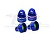 GPM Aluminium Shock Caps 4Pcs - Blue SLEDP/CAPN-B
