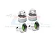 GPM Aluminium Shock Caps 4Pcs - Silver SLEDP/CAPN-S