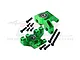 GPM Aluminium Front Spindle Set 2Pcs - Green LMT021N-G