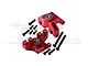 GPM Aluminium Front Spindle Set 2Pcs - Red LMT021N-R