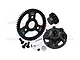 GPM Aluminium Spur Gear Adapter w/ 54T Spur & 14T Pinion Gear Set - Black SLA5414TLGN-BK