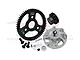 GPM Aluminium Spur Gear Adapter w/ 54T Spur & 14T Pinion Gear Set - Grey Silver SLA5414TLGN-GS
