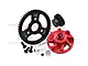 GPM Aluminium Spur Gear Adapter w/ 54T Spur & 14T Pinion Gear Set - Red SLA5414TLGN-R