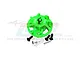 GPM Aluminium Spur Gear Adapter - Green SLA035LCGN-G