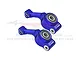 GPM Aluminium Rear Hubs 2Pcs - Blue RUS4022N-B