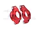 GPM Aluminium Front Steering Hub Carriers (C-Hubs) 2Pcs - Red TXM019N-R