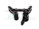 GPM Aluminium Front Steering Assembly - Black XRT048-BK