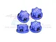 GPM Aluminium 17mm Wheel Nut - Blue LUX005-B