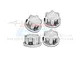 GPM Aluminium 17mm Wheel Nut - Silver LUX005-S