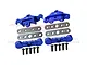 GPM Aluminium Front & Rear Lower Suspension Arm Tie Bar Set - Blue TXMS089FRN-B